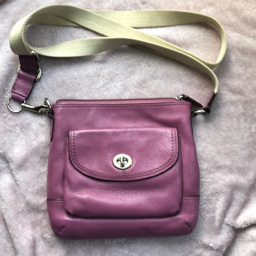 Plum Coach Purse!